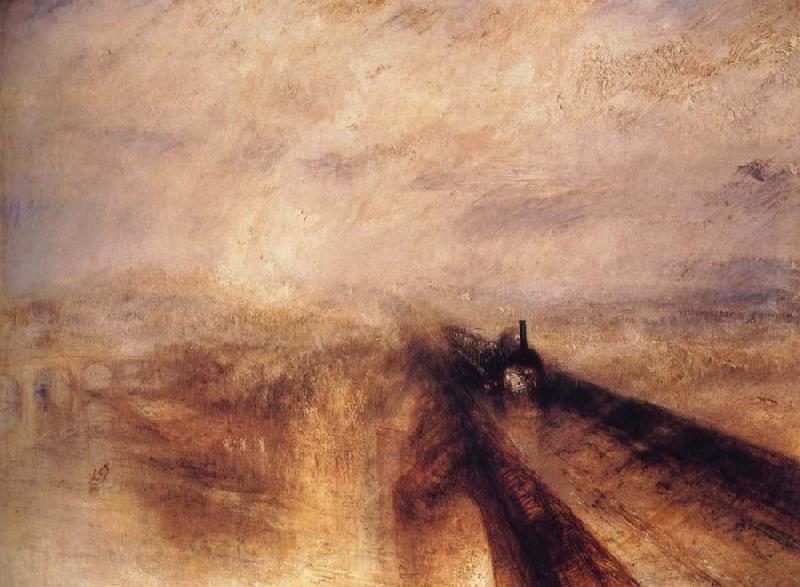 Joseph Mallord William Turner Rain,Steam and Speed Norge oil painting art